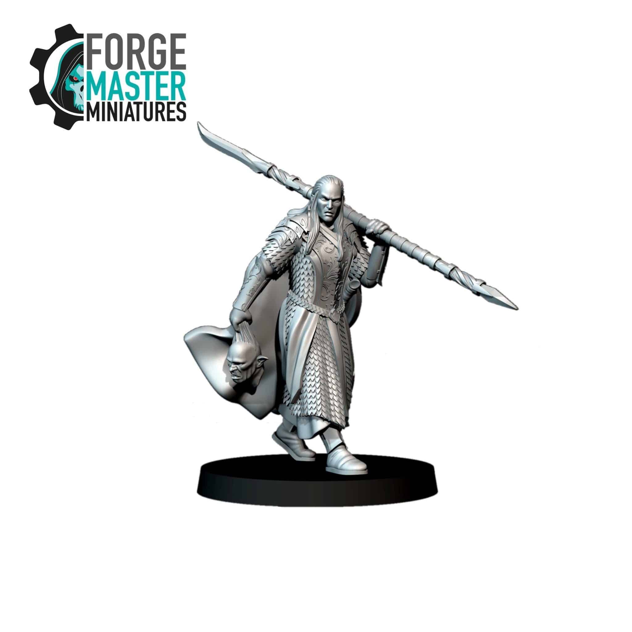 Forest Elves Captain Miniatures