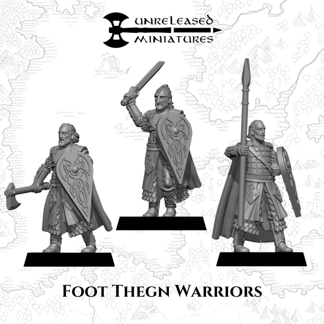 Thegn warriors on foot by Unreleased Miniatures