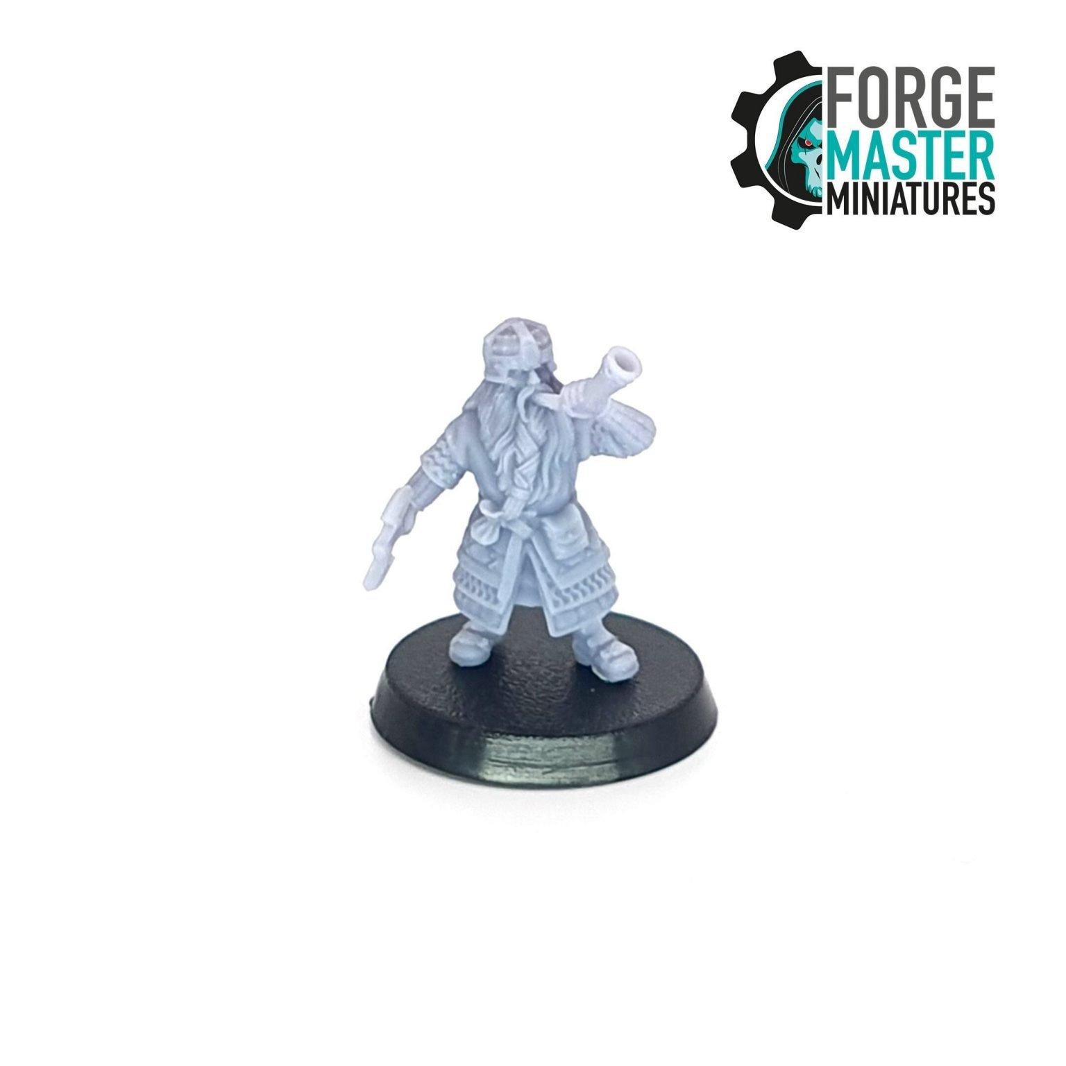 Dwarf Horn Blower of the Saphire Ridges - Forgemaster Miniatures