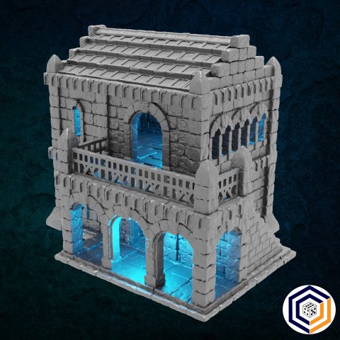 Tor Ithilas Artisan House wargaming terrain scenery designed by Conquest Creations 3D printed by Forgemaster Miniatures