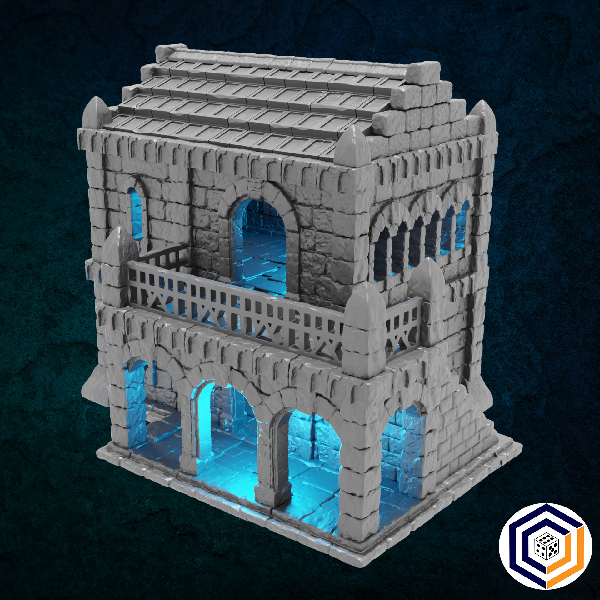 Tor Ithilas Artisan House wargaming terrain scenery designed by Conquest Creations 3D printed by Forgemaster Miniatures