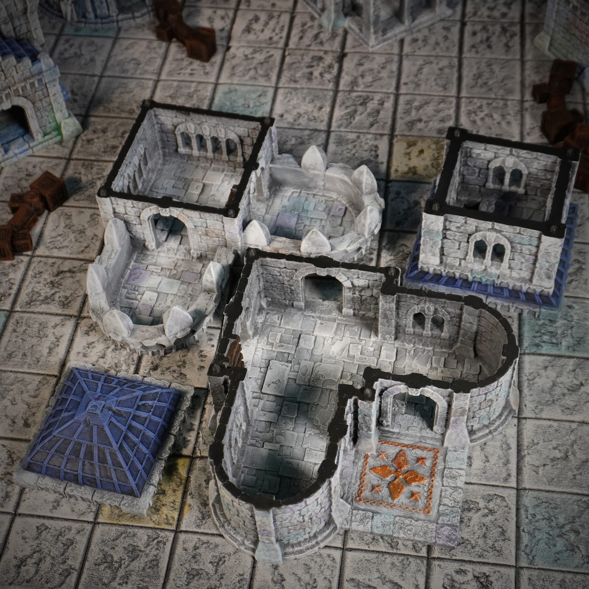 Tor Ithilas Barracks wargaming terrain scenery designed by Conquest Creations 3D printed by Forgemaster Miniatures 2