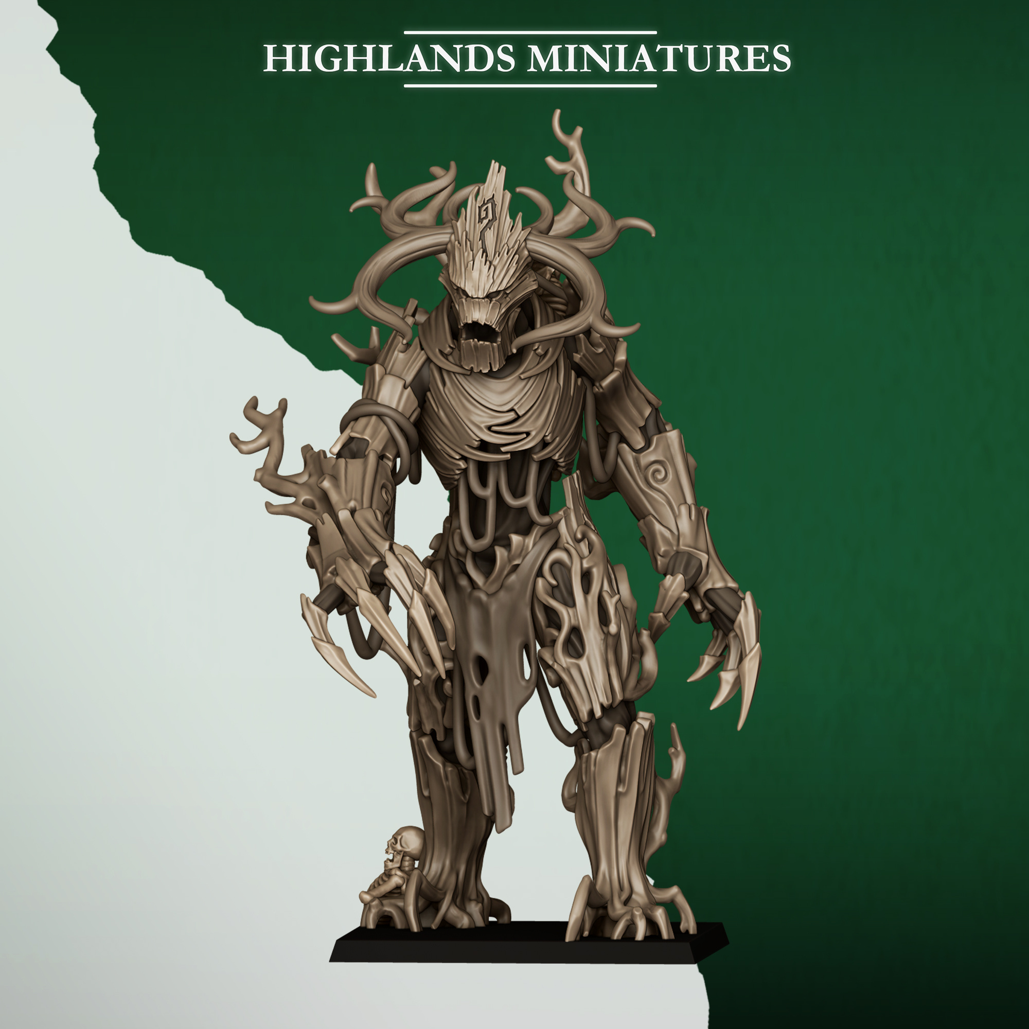 Feral Elves Great Tree fantasy wargaming 28mm miniatures designed by Highlands Miniatures and 3D printed by Forgemaster Miniatures 1