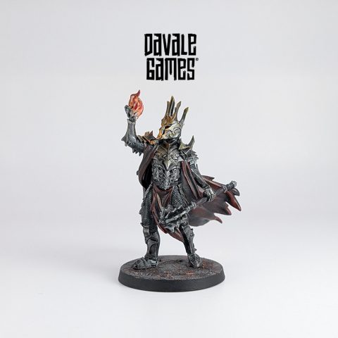 Dark Lord Special Edition 28mm scale wargaming miniatures desinged by Davale Games 3D printed and painted by Forgemaster miniatures