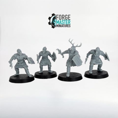 Skull warriors fantasy skirmish modular wargaming miniatures 28mm scale