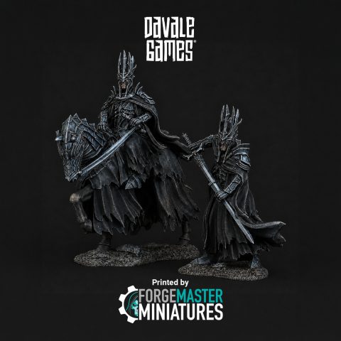 Dark Lord's Emissary fantasy wargaming 28mm designed by Davale Games and 3D printed by Forgemaster Miniatures